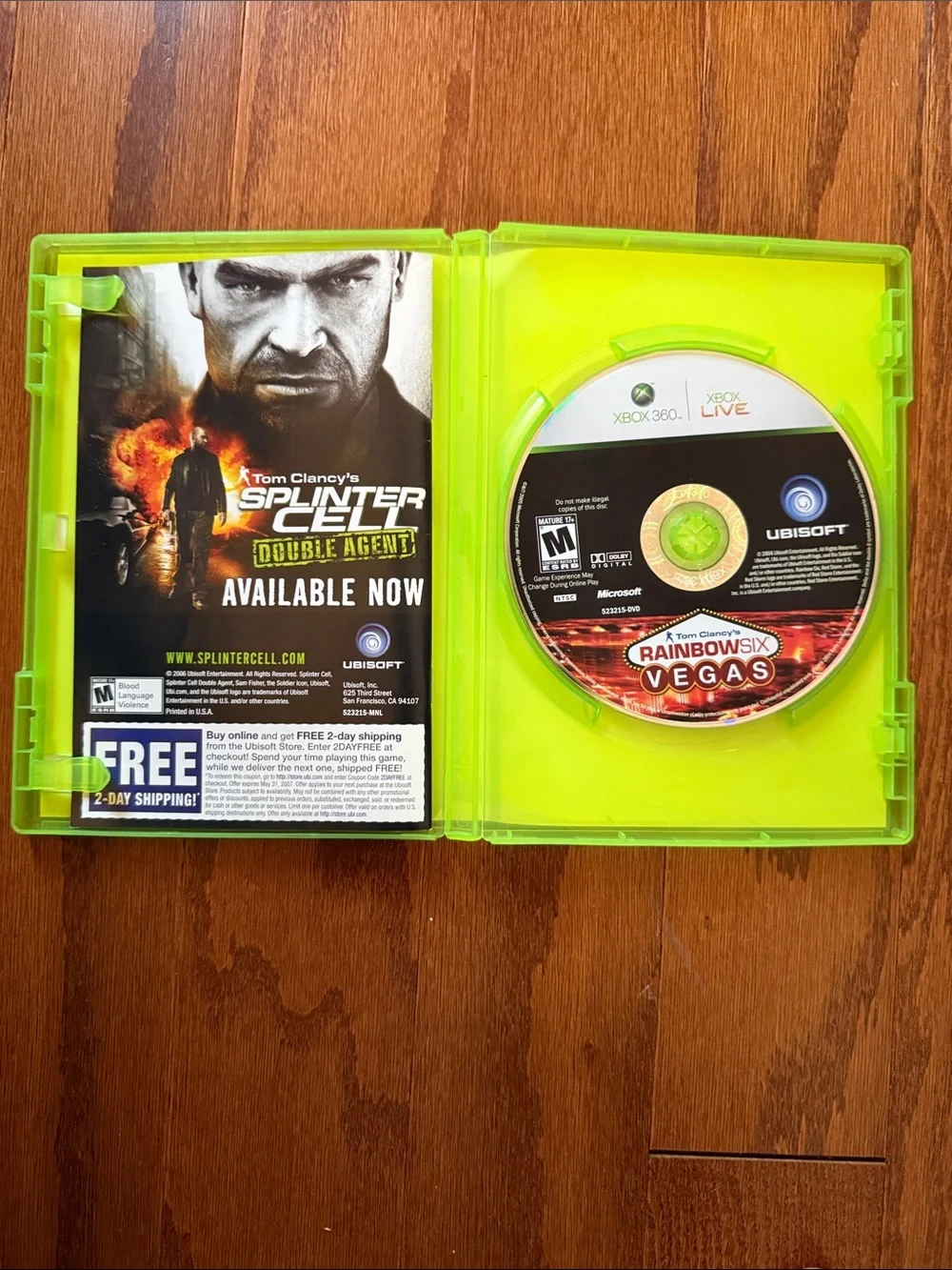 Tom Clancy’s Rainbow Six Vegas Xbox 360 Tactical Shooter Video Game
